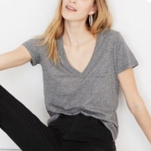 Madewell Sale 2/$30 V-Neck Pocket Tee-Shirt